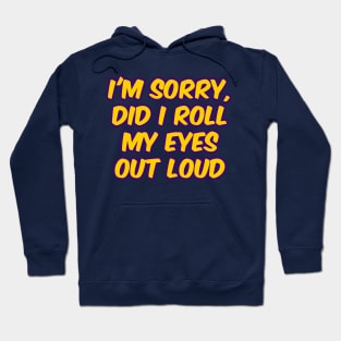 Eye Roll Genderless Hoodie